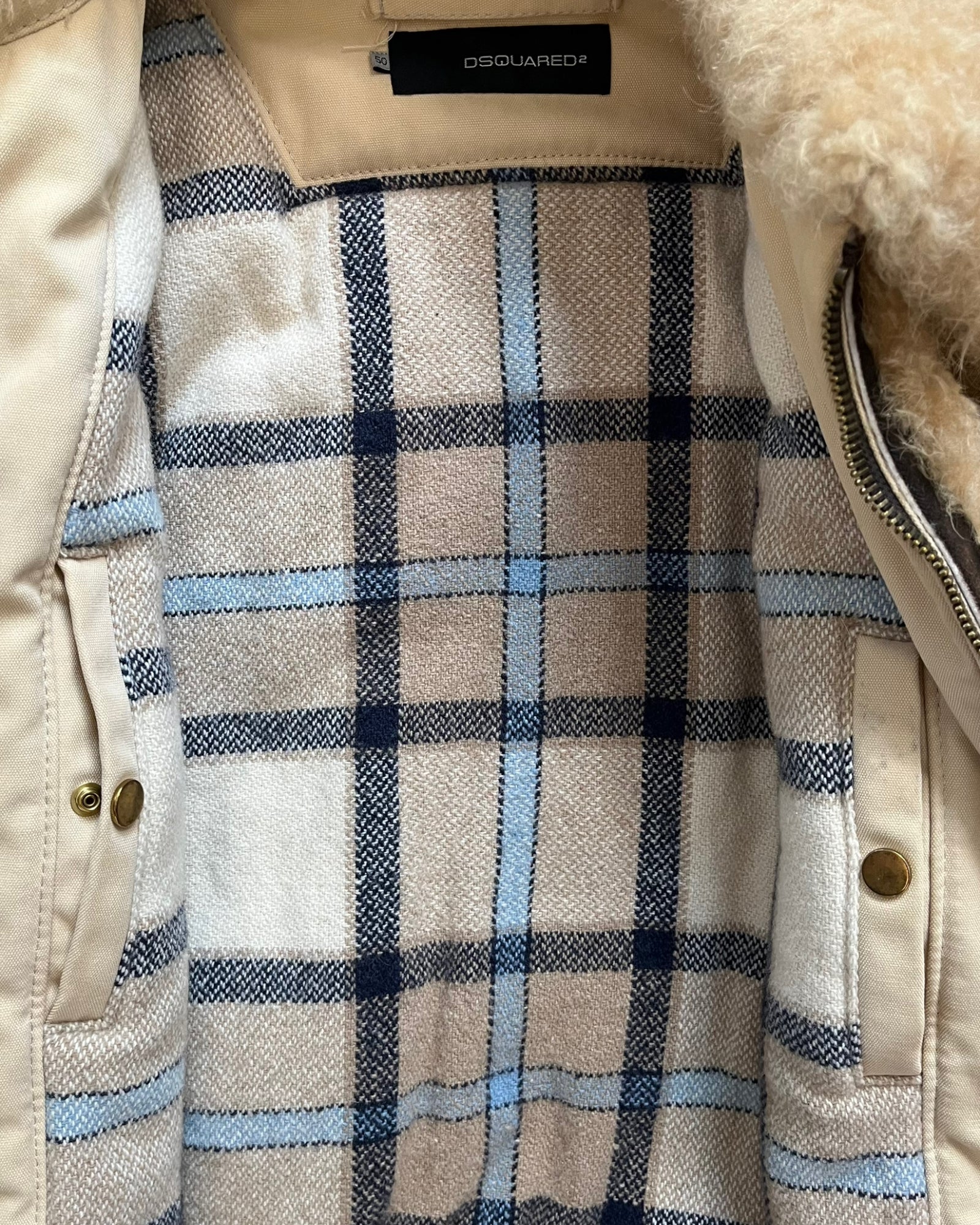 00s DSQUARED2 Fur North Jacket (S/M) - Image 6