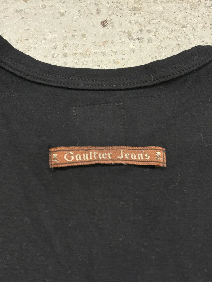 1990s Jean Paul Gaultier Black Obscure Extra Longsleeves - Image 8
