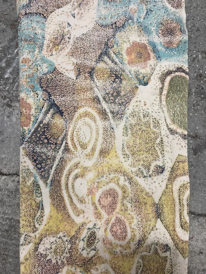 1990s Roberto Cavalli Eroded Baroque White Pants - Image 8