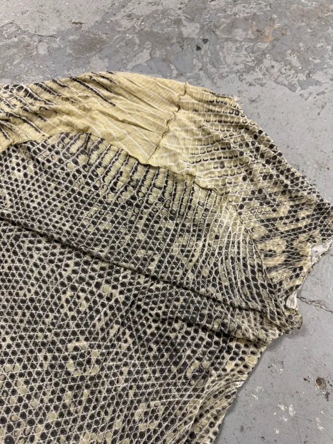 1990s Roberto Cavalli Snake Top - Image 6