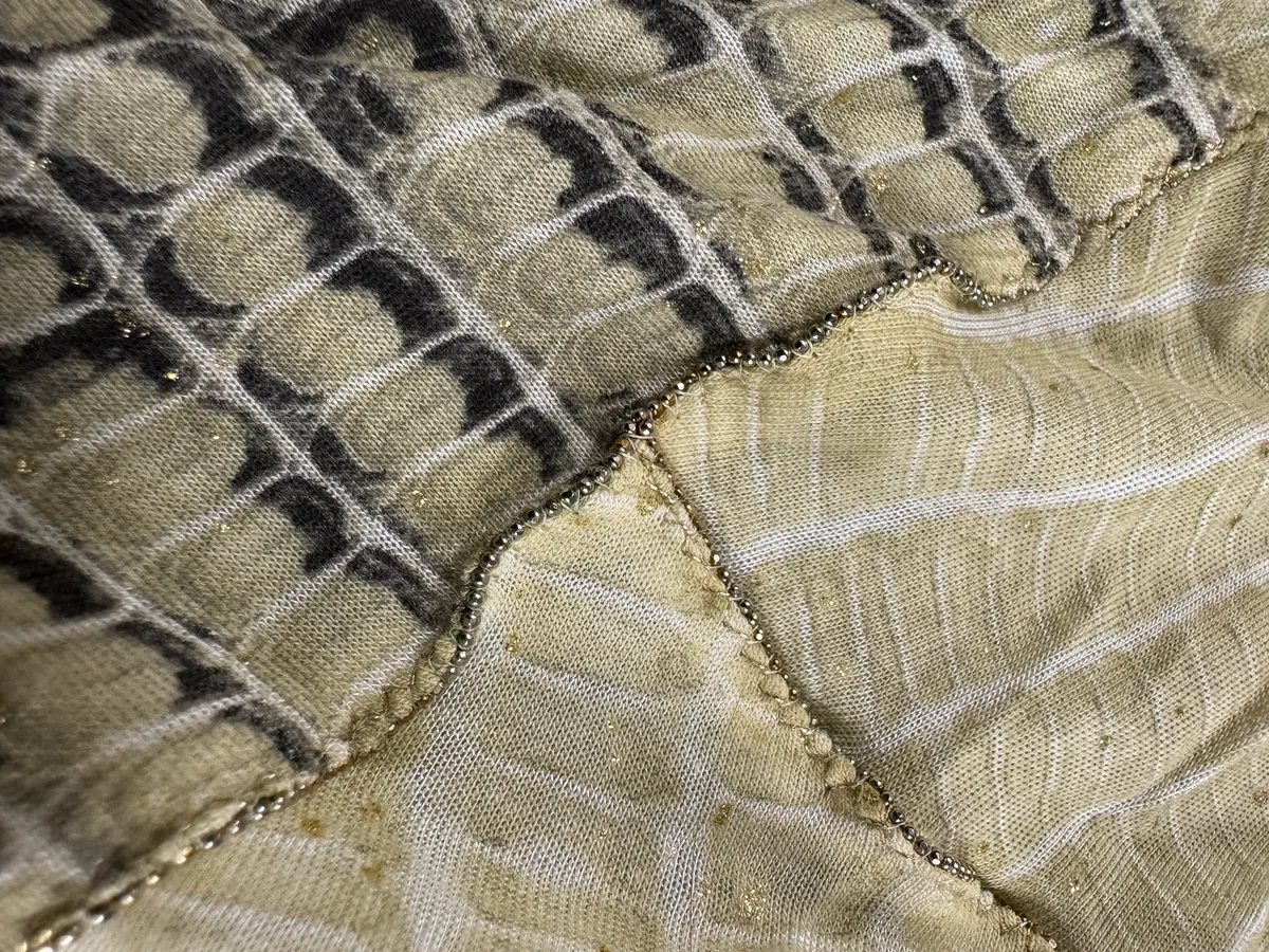 1990s Roberto Cavalli Snake Top - Image 8