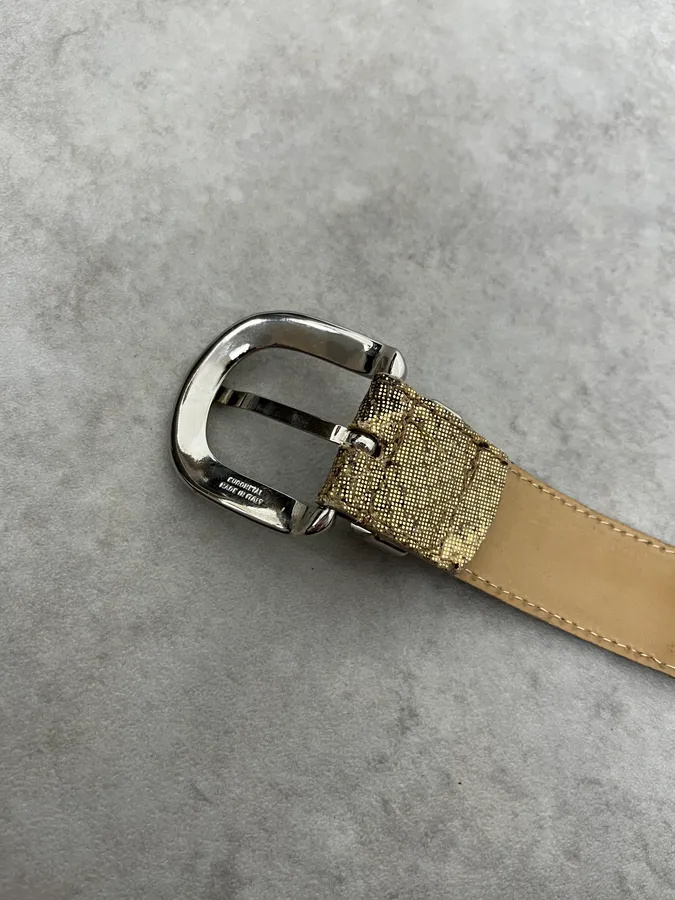 2000s Berge Snake Effect Ornament Belt - Image 8