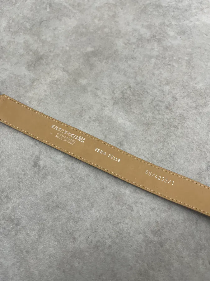 2000s Berge Snake Effect Ornament Belt - Image 9