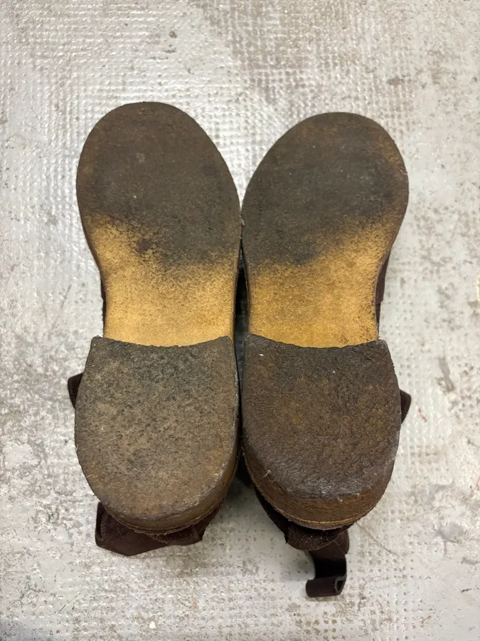 2000s Bottega Veneta Black Suede Leather Ankle Boots - Image 8