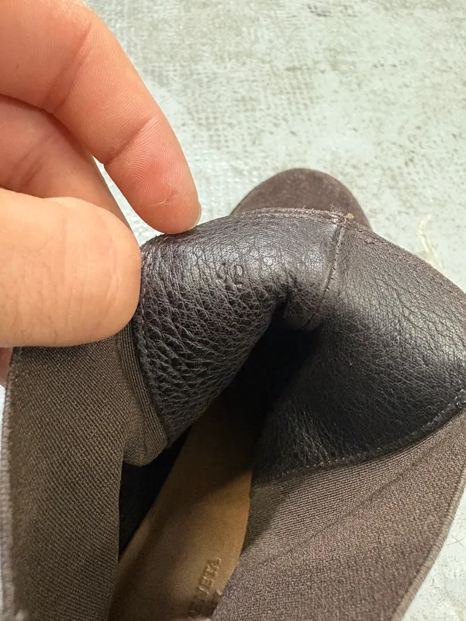 2000s Bottega Veneta Black Suede Leather Ankle Boots - Image 9