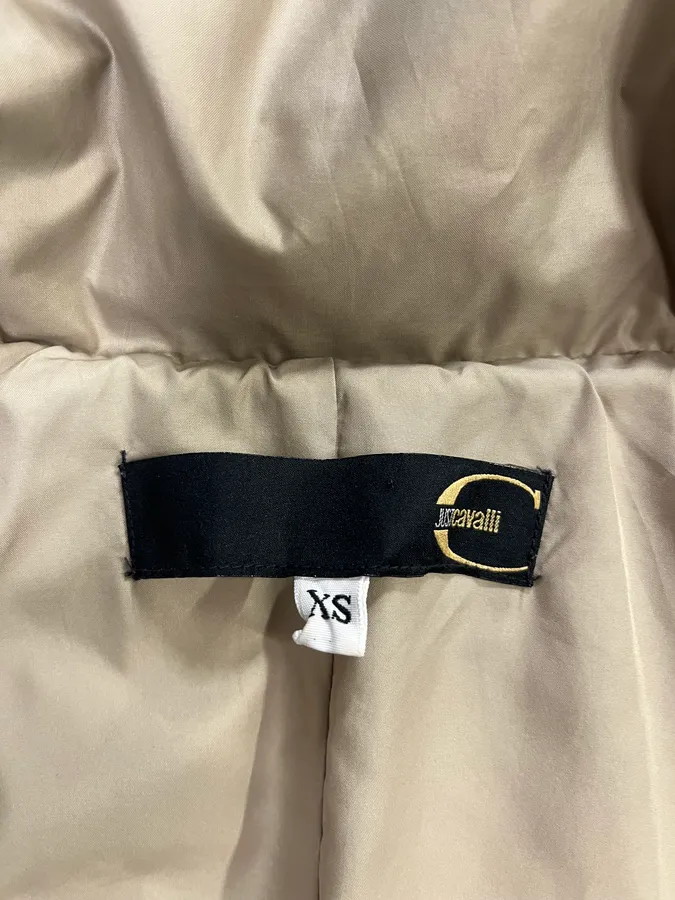 2000s Cavalli Beige Harness Puffer Bondage Jacket - Image 8