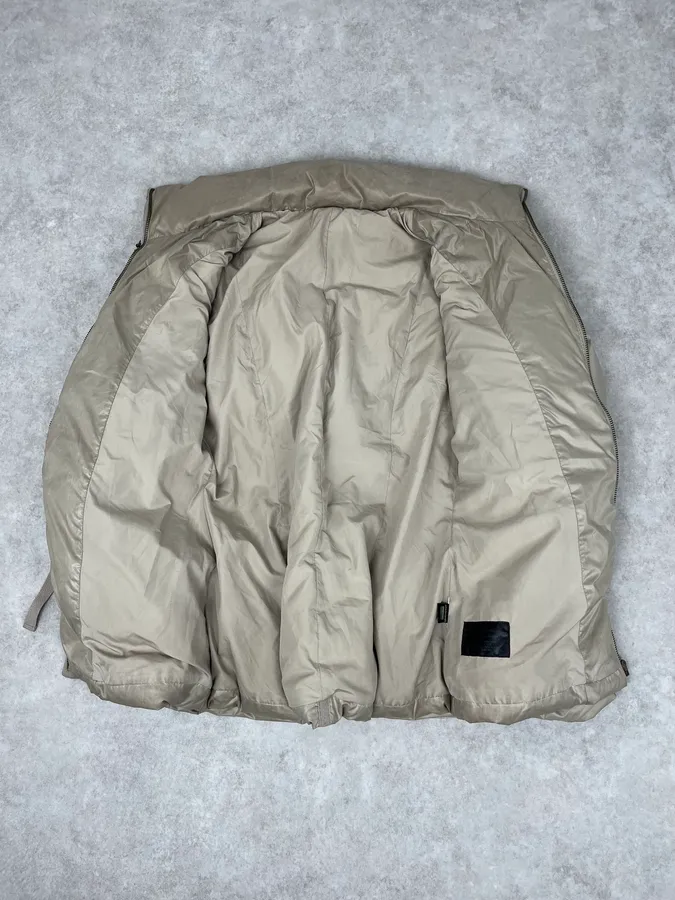 2000s Cavalli Beige Parachute Bondage Harness Puffer Jacket - Image 8