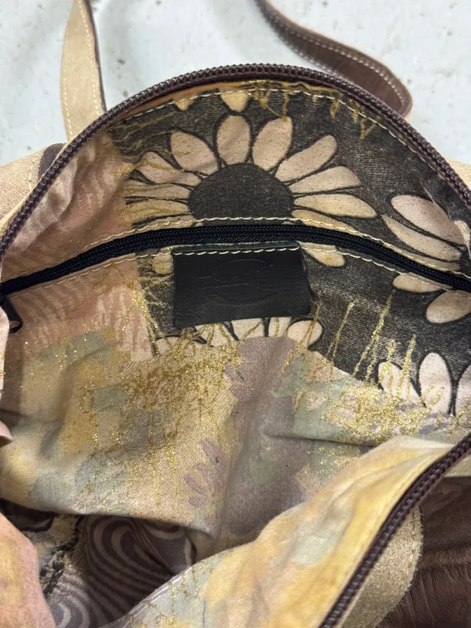 2000s Cavalli Brown Brut Handle Bag - Image 5