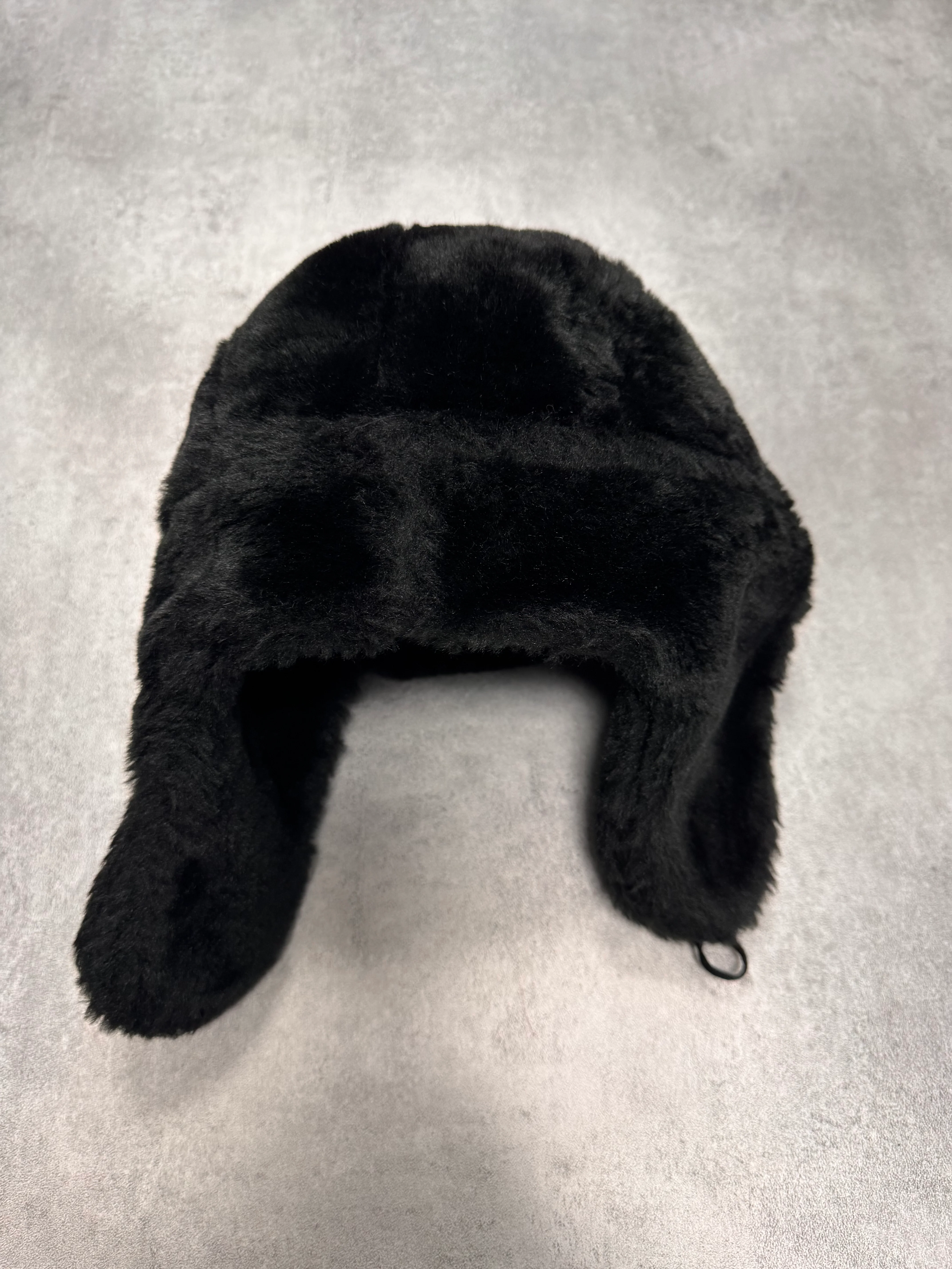 2000s Dolce & Gabbana Black Faux Fur Chapka - Image 3
