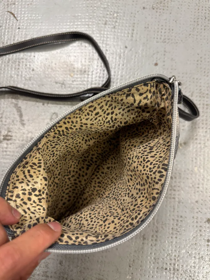 2000s Cavalli Fur Effect Shoulder Bag - Image 6