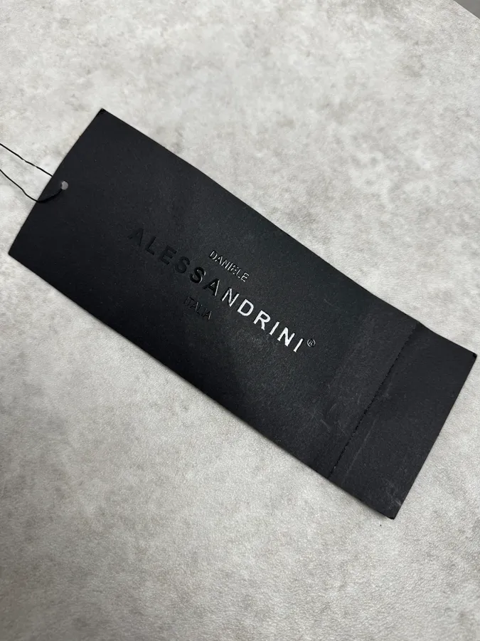 2000s Daniele Alessandrini Metal Hook Pure Black Leather Jacket - Image 12