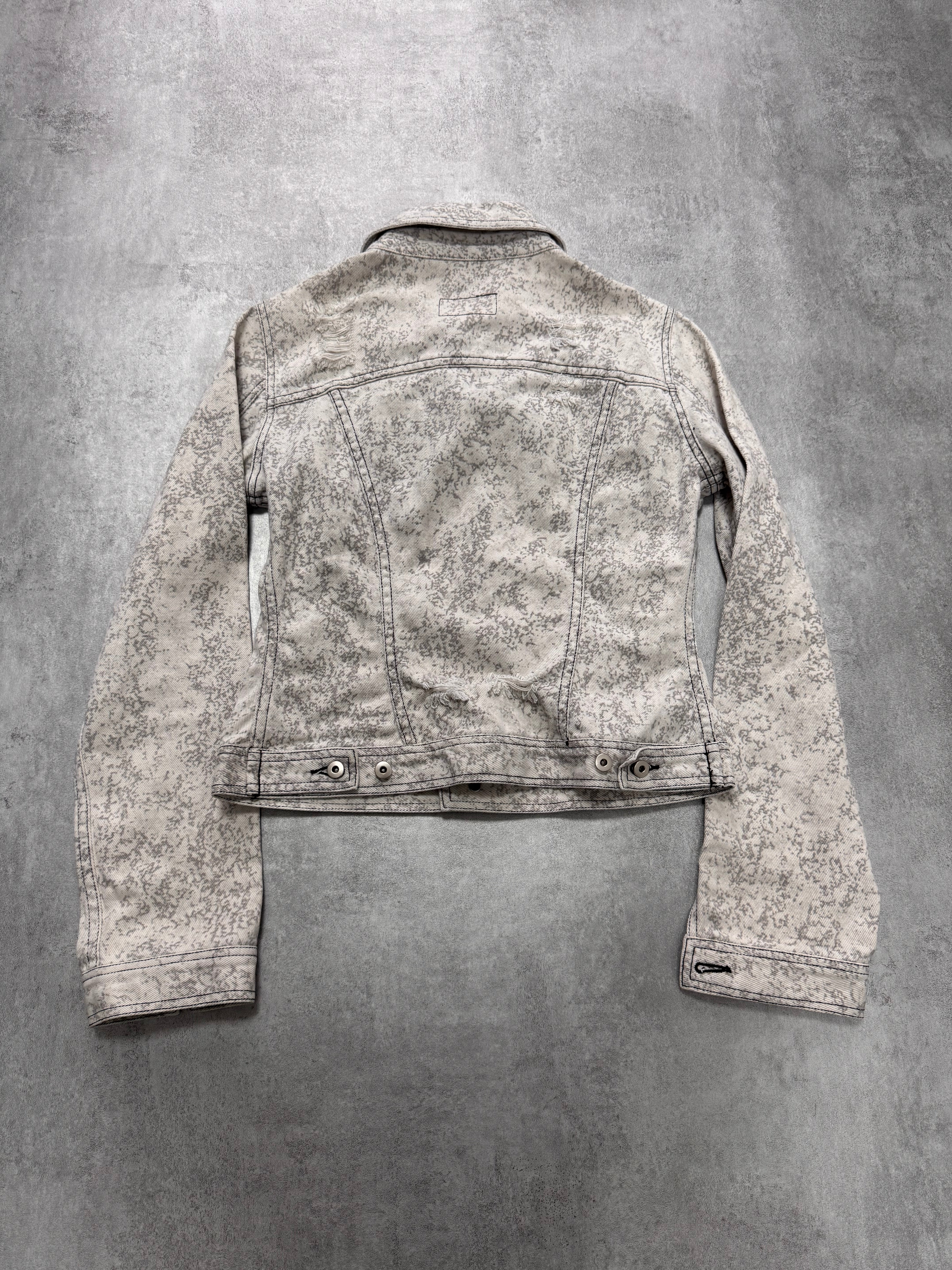 2000s Dolce & Gabbana Camouflage Light Cropped Jacket - Image 3