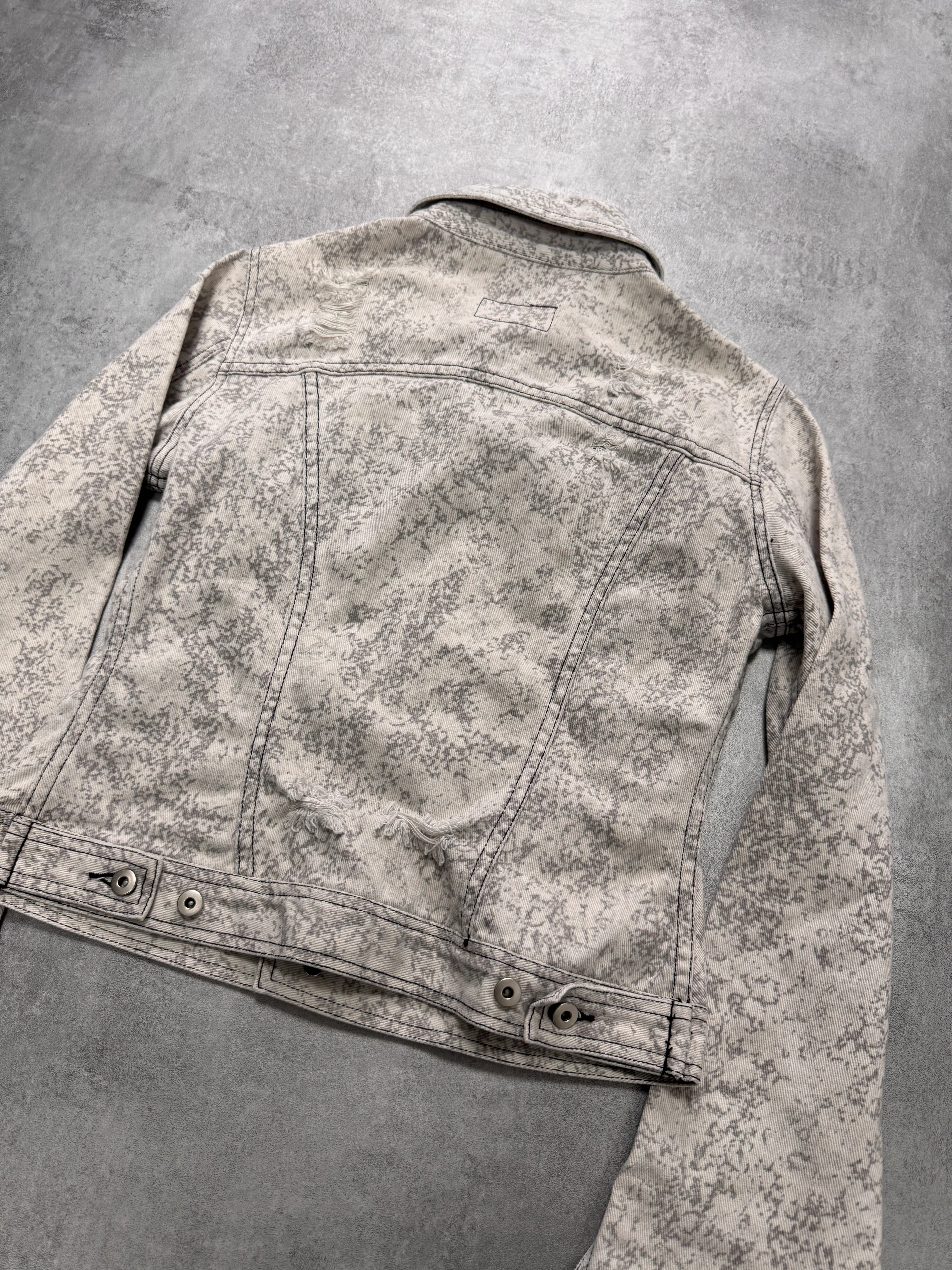 2000s Dolce & Gabbana Camouflage Light Cropped Jacket - Image 4