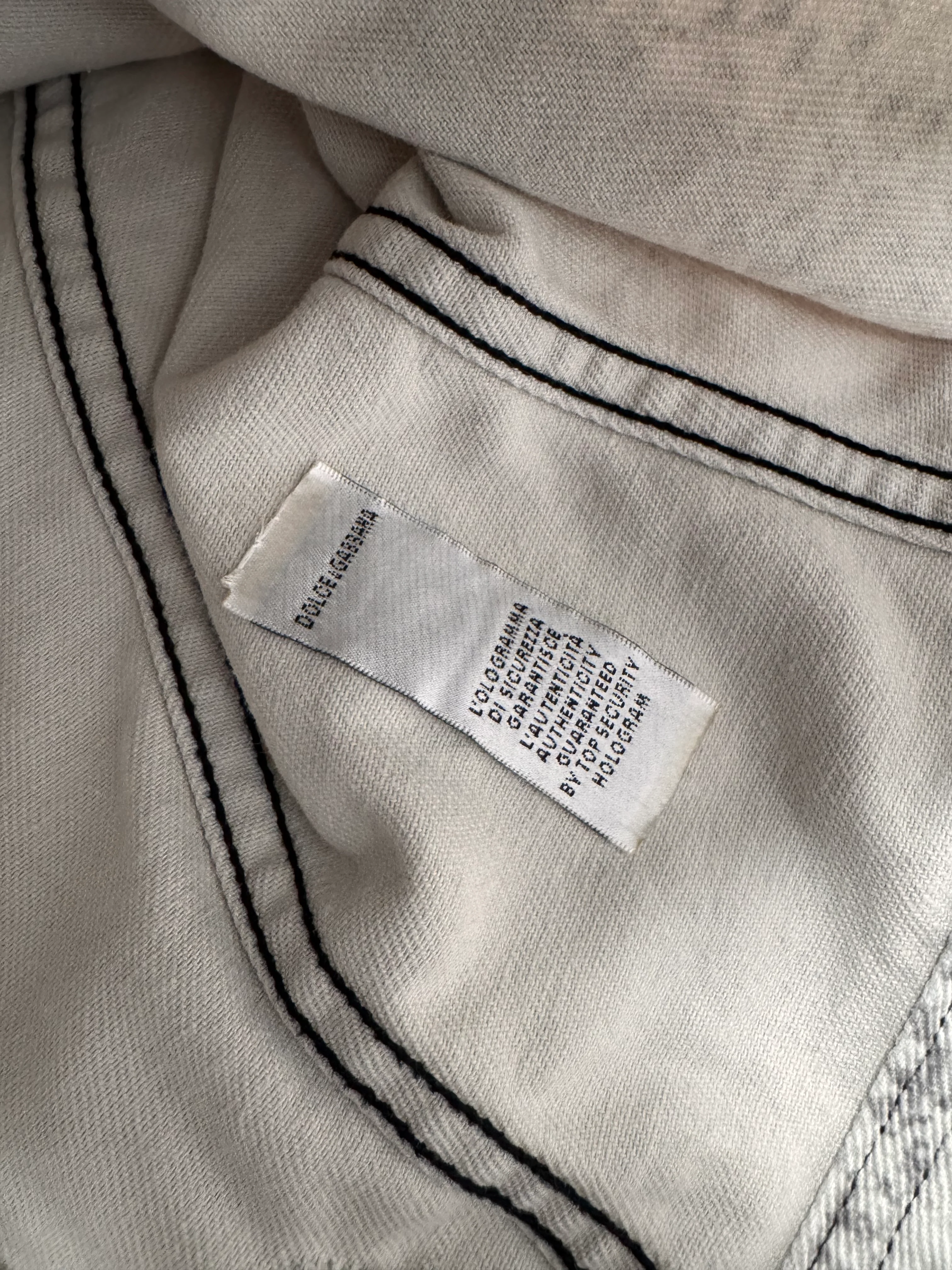 2000s Dolce & Gabbana Camouflage Light Cropped Jacket - Image 6