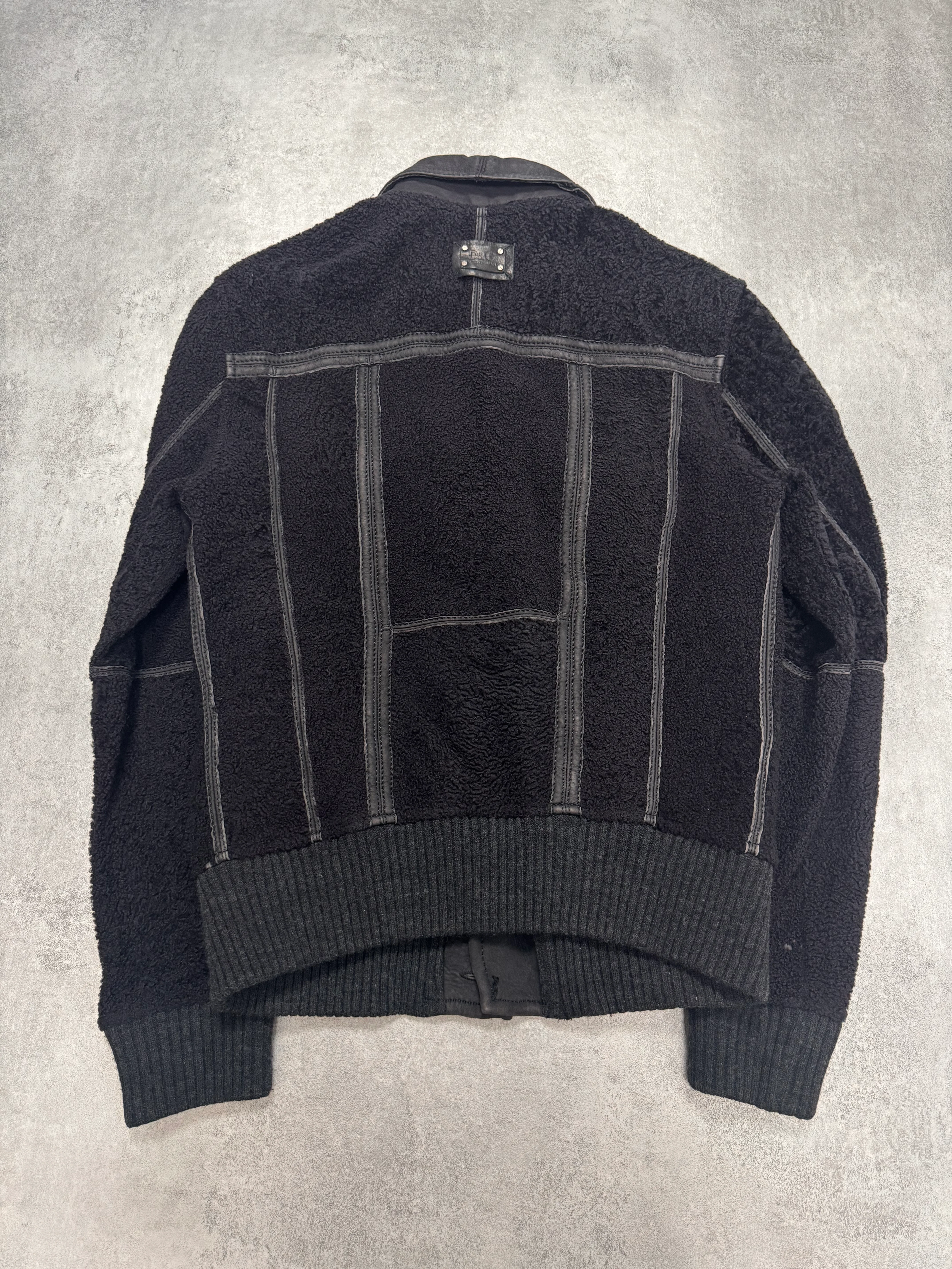 2000s Dolce & Gabbana Lamb Leather Jacket - Image 4