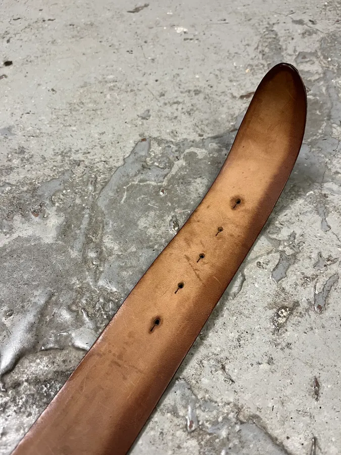 2000s Dolce & Gabbana Pony Hair Leopard Leather Belt - Image 10