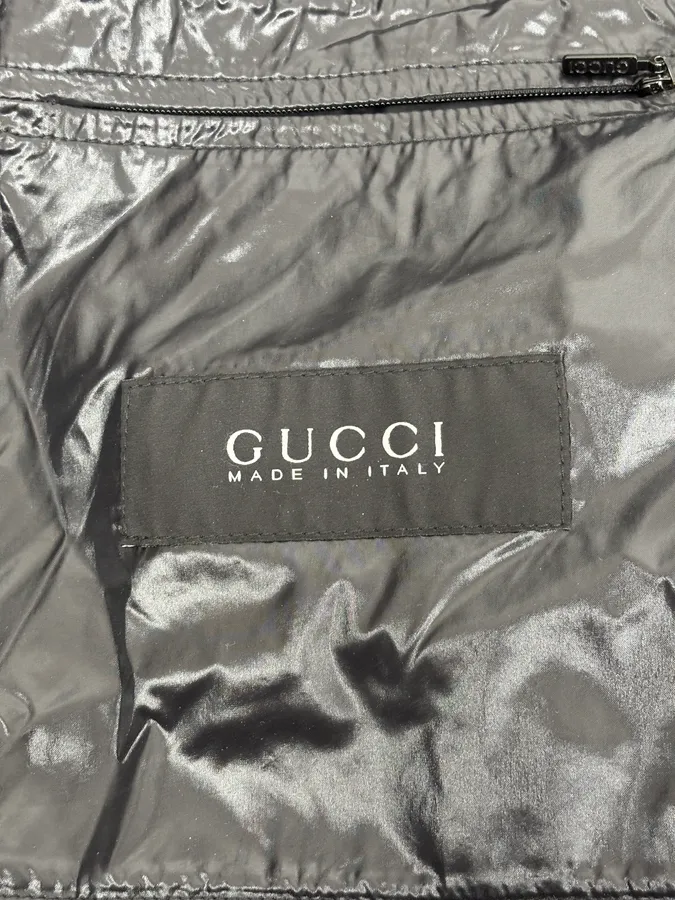 2000s Gucci Black Windbreaker Jacket - Image 11