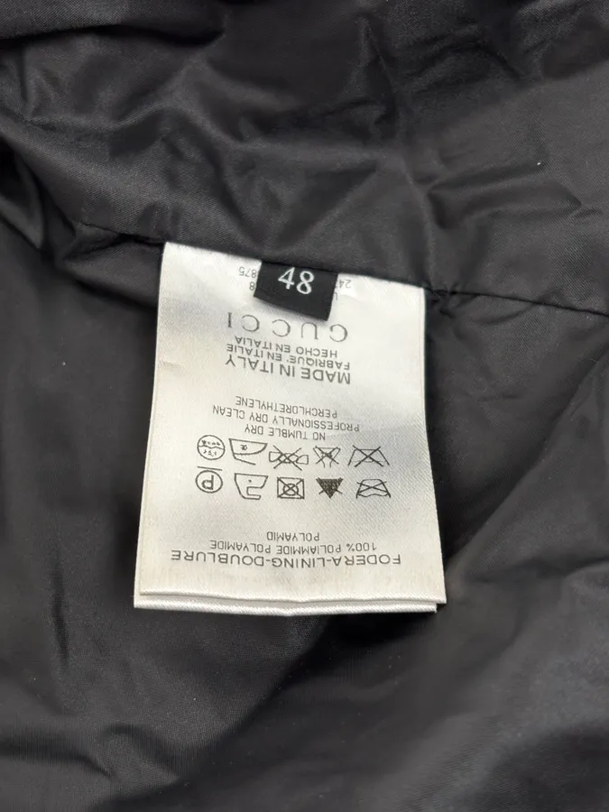 2000s Gucci Black Windbreaker Jacket - Image 12