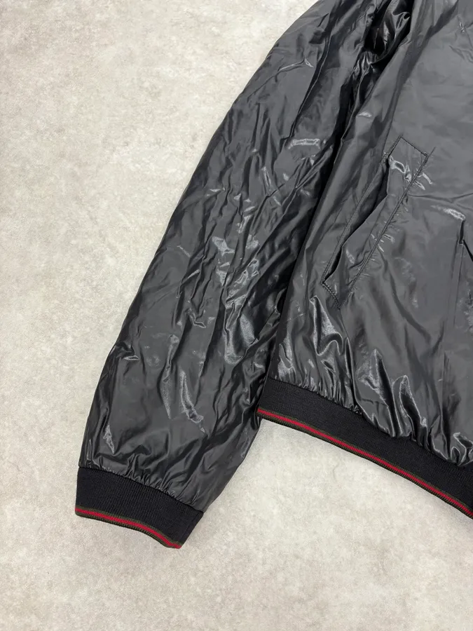 2000s Gucci Black Windbreaker Jacket - Image 8