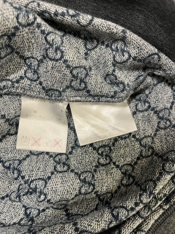 2000s Gucci Grey Propaganda Hooded Sweater - Image 10