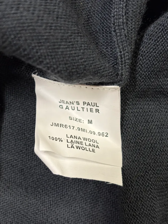 2000s Jean Paul Gaultier Woven Rope Turtleneck Sweater - Image 9