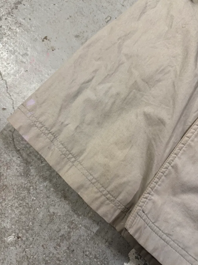 2000s Moschino Rain Painting Grey Trench Coat - Image 12