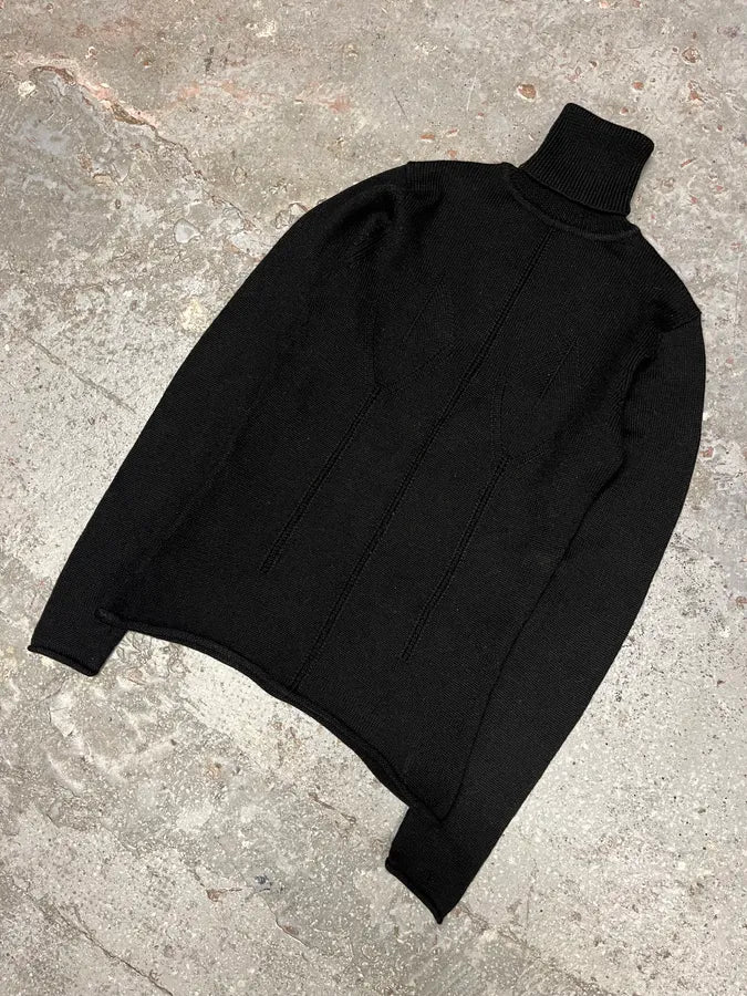2000s Plein Sud Black Sexy Emancipated Women Turtleneck - Image 5