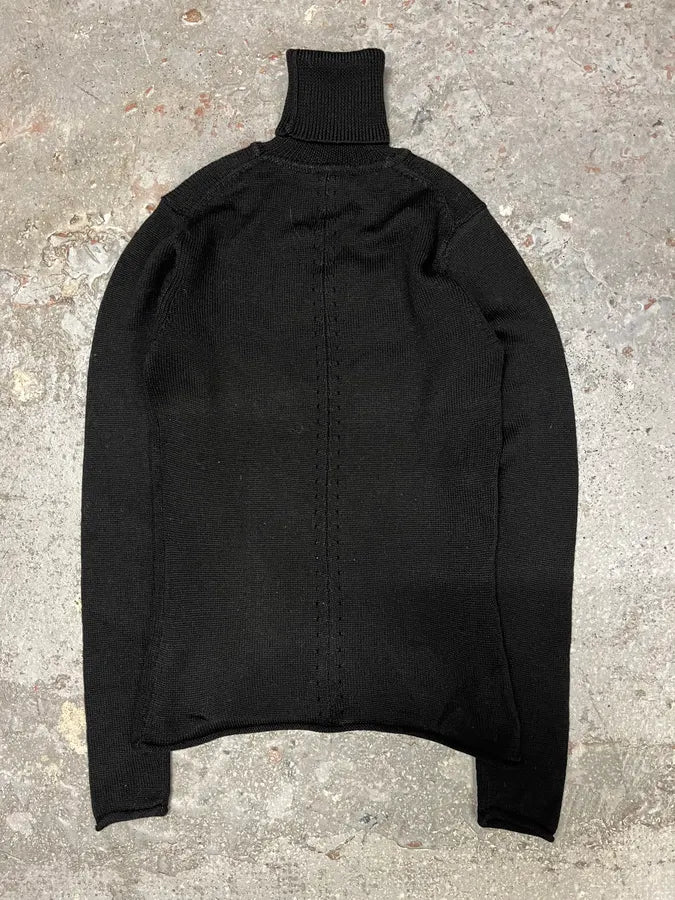 2000s Plein Sud Black Sexy Emancipated Women Turtleneck - Image 6