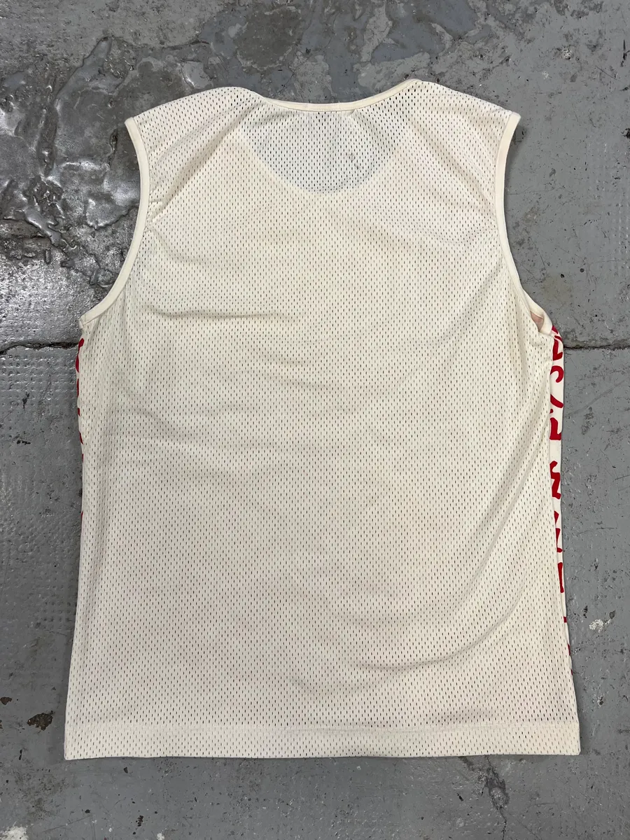 2000s Plein Sud White & Red Contemporary Tank Top - Image 5