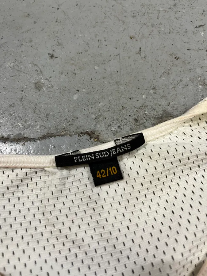 2000s Plein Sud White & Red Contemporary Tank Top - Image 8