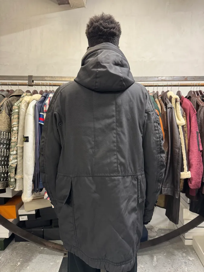 2000s Prada Black Hooded Parka Ski Jacket - Image 3