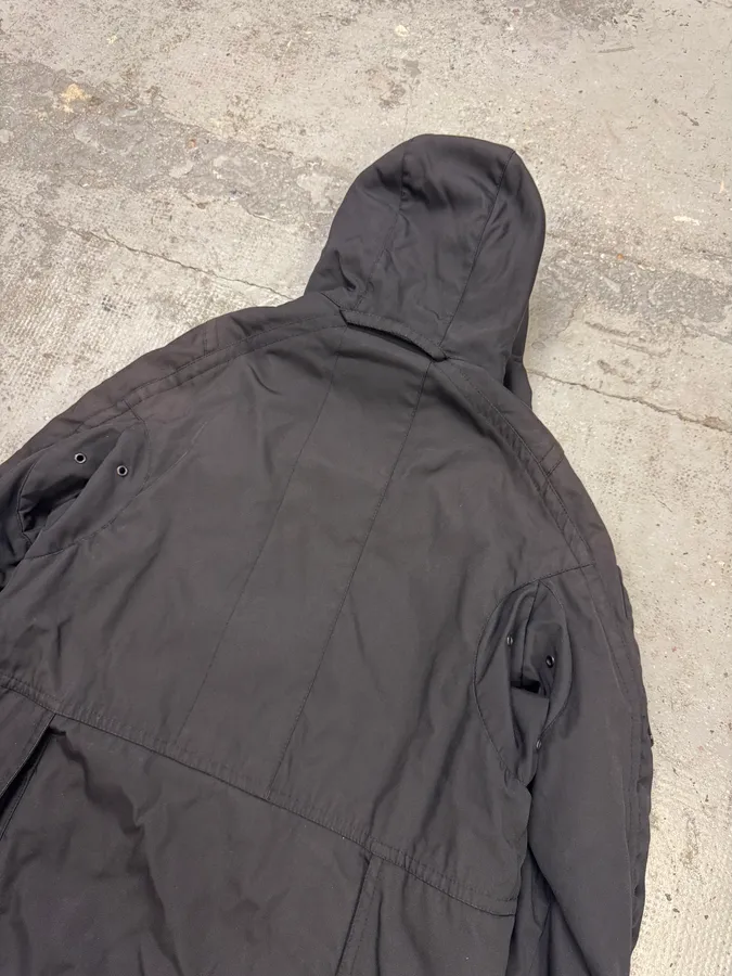 2000s Prada Black Hooded Parka Ski Jacket - Image 5