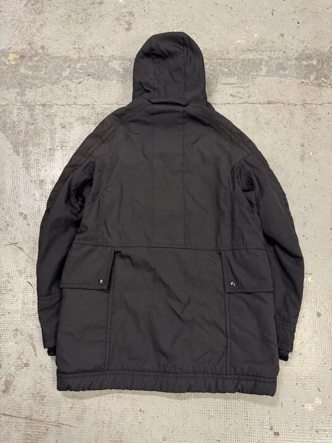 2000s Prada Black Hooded Parka Ski Jacket - Image 6