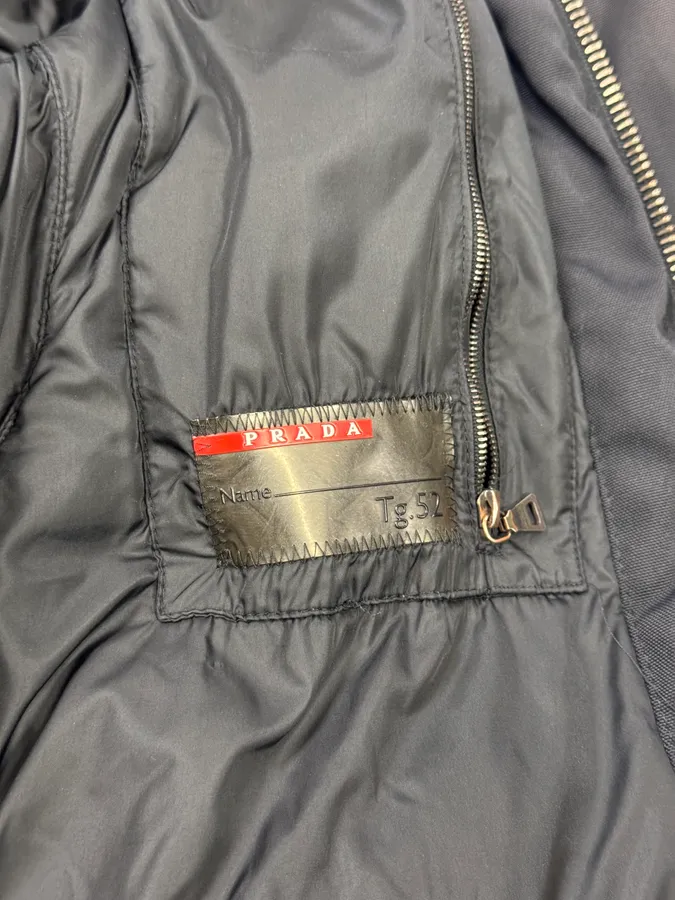 2000s Prada Black Hooded Parka Ski Jacket - Image 9
