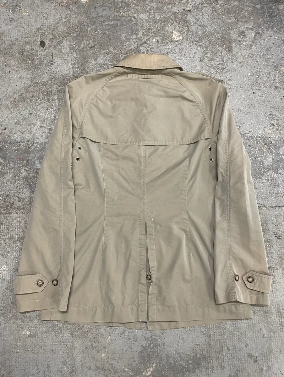 2000s Prada Buttoned Beige Jacket - Image 3