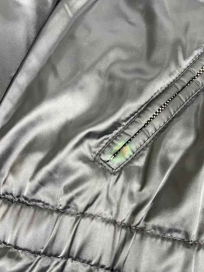 2000s Prada Dark Olive Puffer Jacket - Image 11