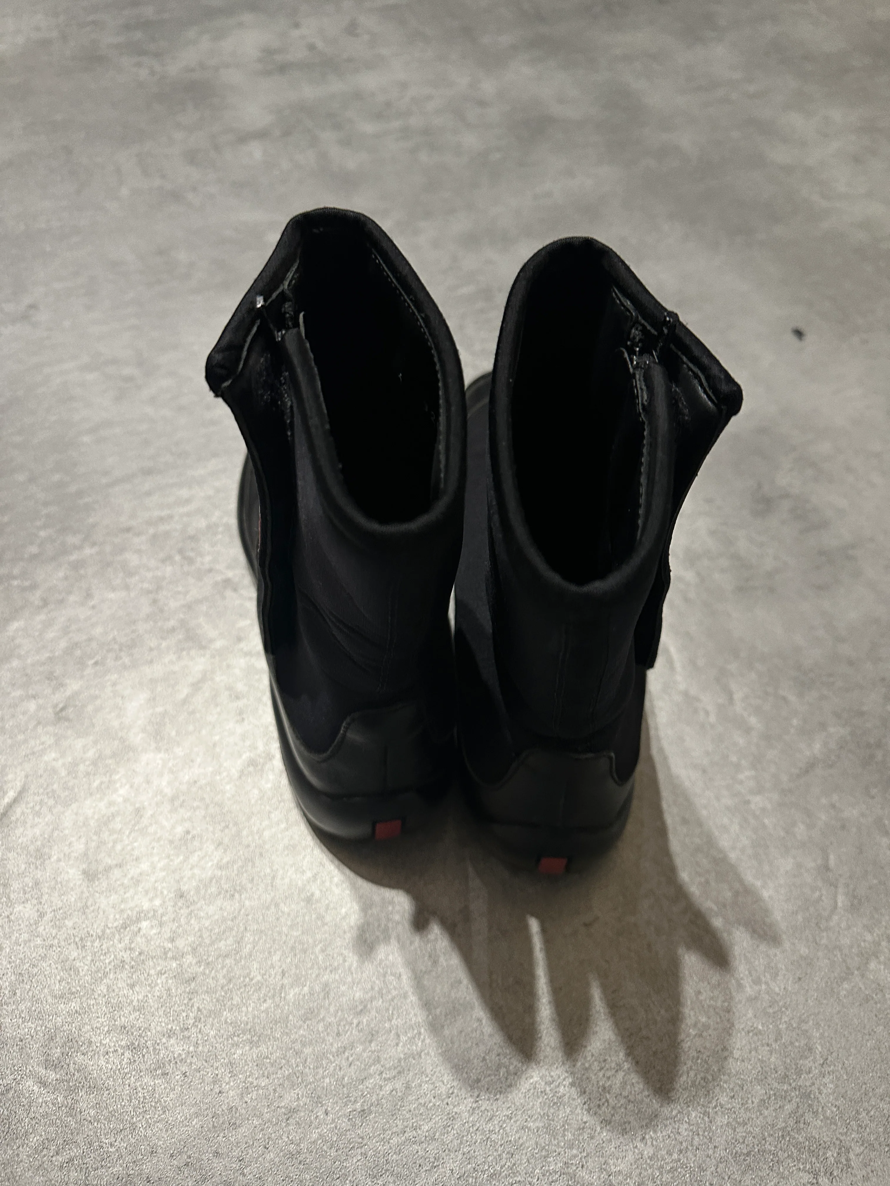 2000s Prada Luna Rossa Sport Black Boots - Image 6