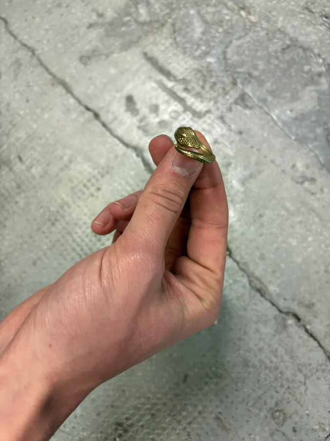 2000s Roberto Cavalli Snake Cobra Ring - Image 3