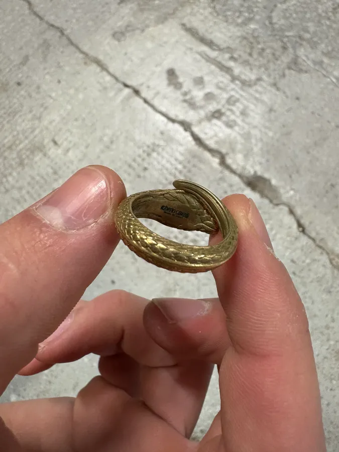 2000s Roberto Cavalli Snake Cobra Ring - Image 4