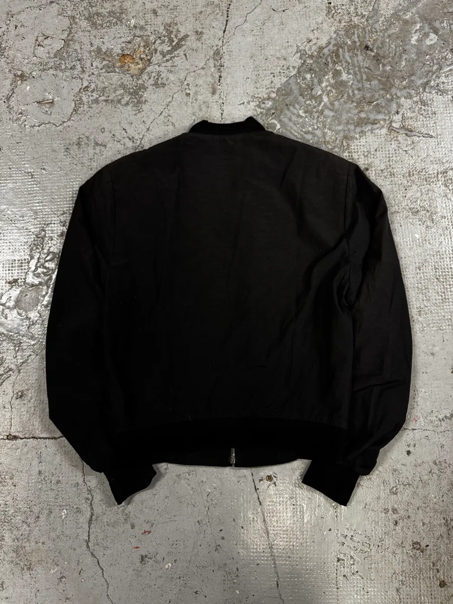 2010s Givenchy Black Bomber Nylon Jacket - Image 4