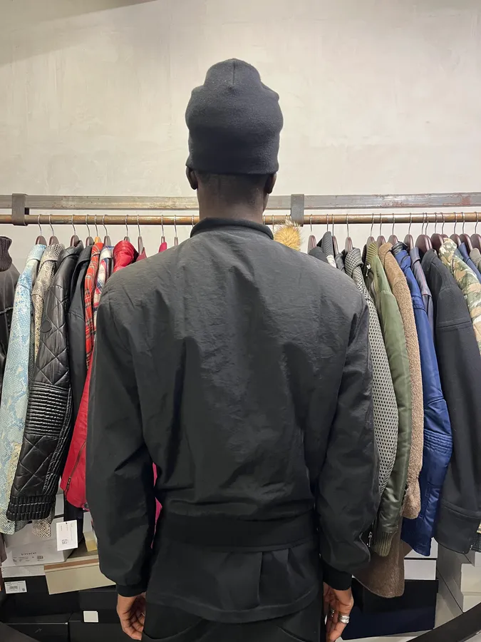2010s Givenchy Black Bomber Nylon Jacket - Image 5