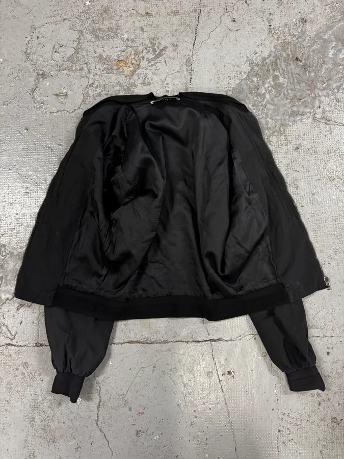 2010s Givenchy Black Bomber Nylon Jacket - Image 7