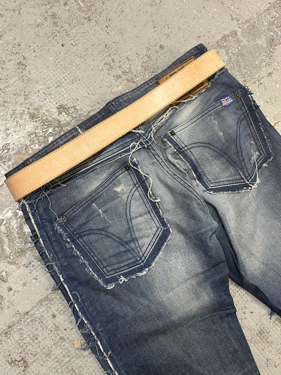 2012 Maison Margiela H&M Beige Cowboy Leather Belt - Image 4