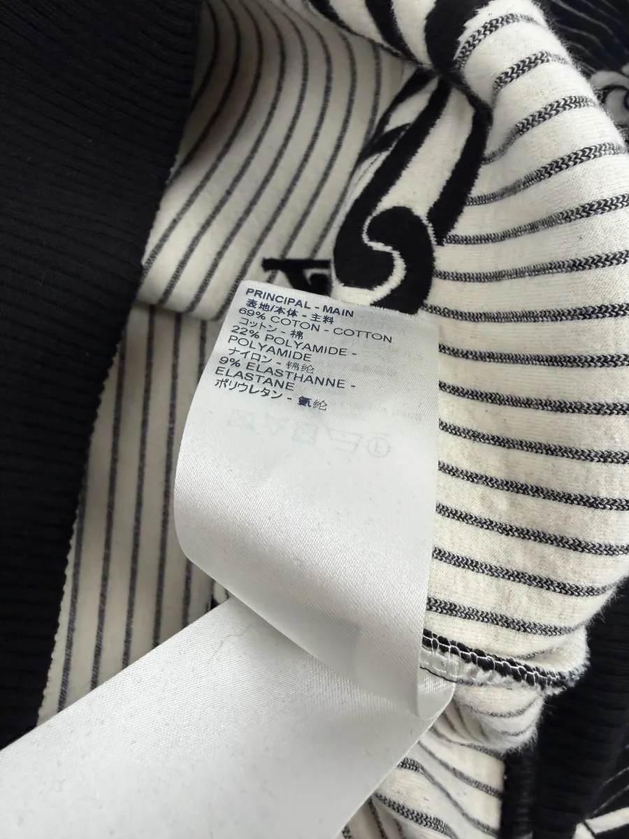 2020 Louis Vuitton Cable 3D Jail Logo Black & White Sweater - Image 8