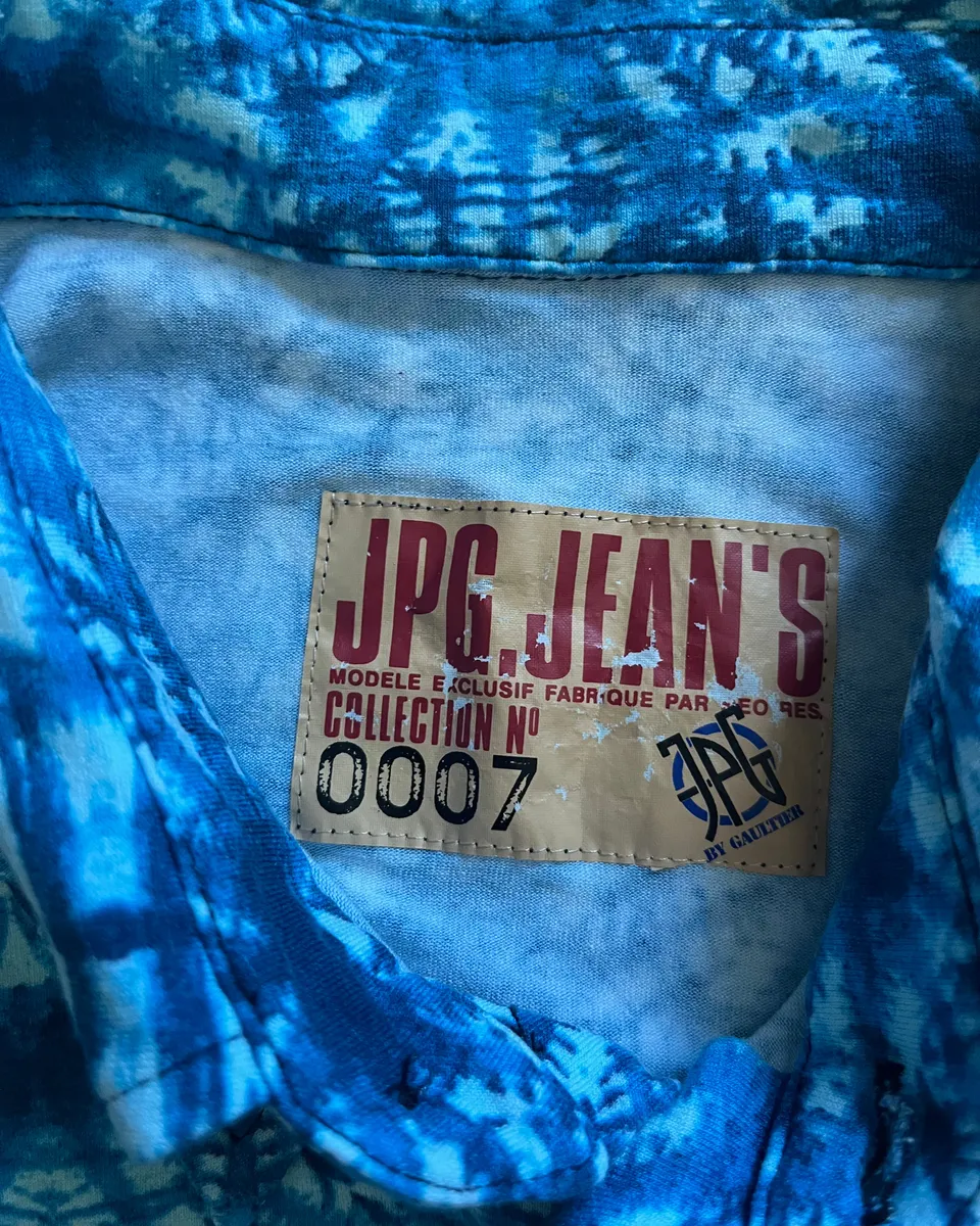 90s Jean Paul Gaultier 0007 Meditearren Mozaic Shirt - Image 4