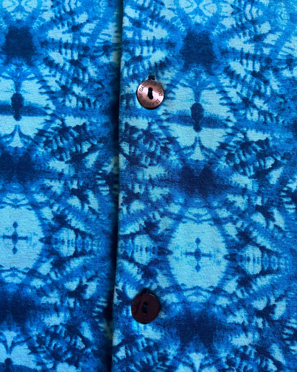 90s Jean Paul Gaultier 0007 Meditearren Mozaic Shirt - Image 5