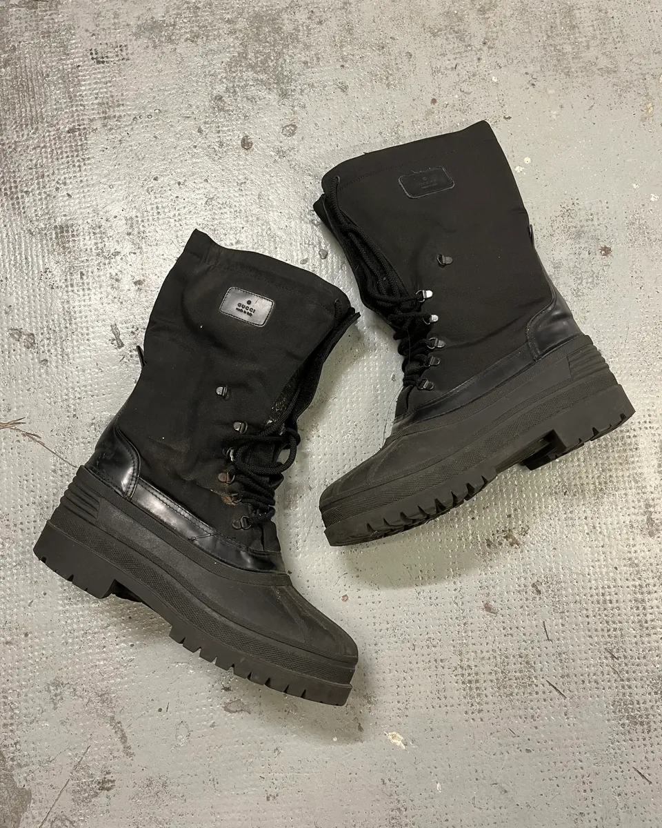 AW1999 Gucci Ankle Leather Boots by Tom Ford - Image 3