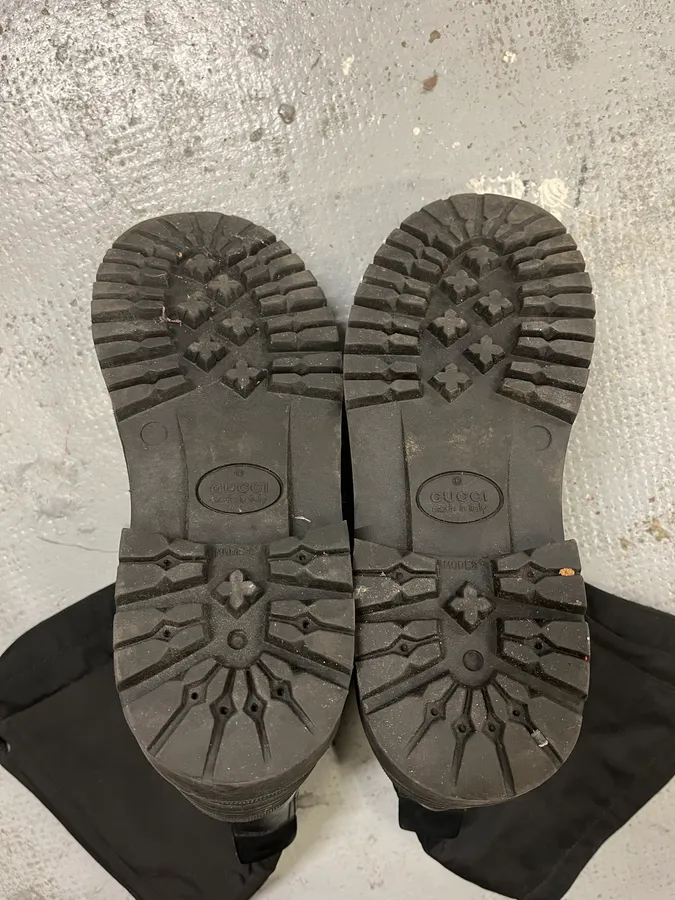 AW1999 Gucci Ankle Leather Boots by Tom Ford - Image 8