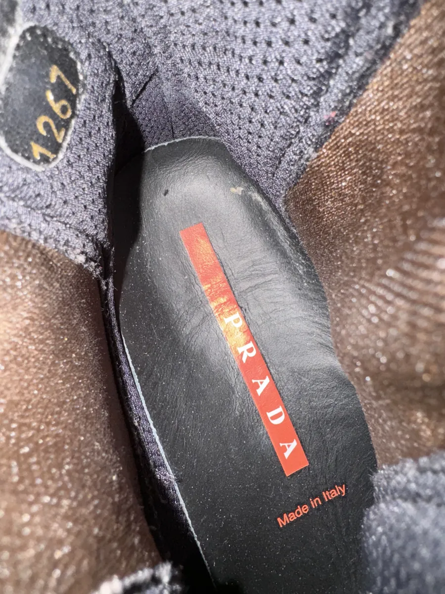 AW1999 Prada Black Pony Hair Leather Vibram Boots - Image 8