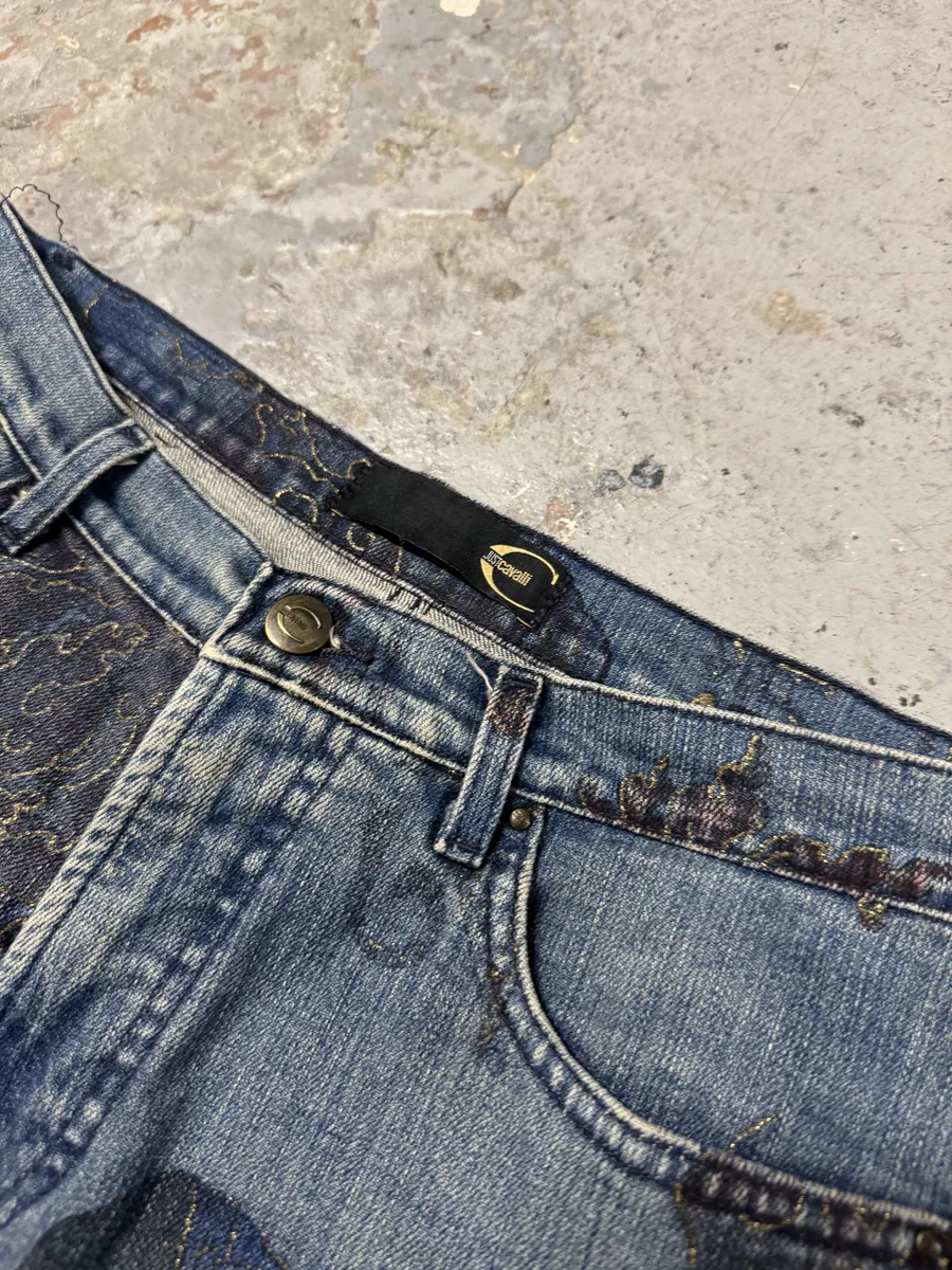 AW2003 Cavalli Blue Asian World Denim Jeans - Image 6